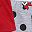 Minnie Red Grey Polka