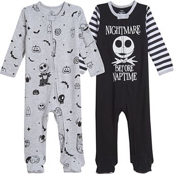 Disney's Nightmare Before Christmas 2-Pack Footed Sleep and Play