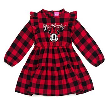 Disney's Minnie Mouse Holiday Long Sleeve Dress