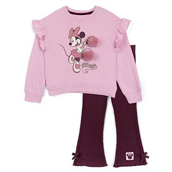 Disney's Minnie Mouse Fleece Sweatshirt and Flare Leggings Set