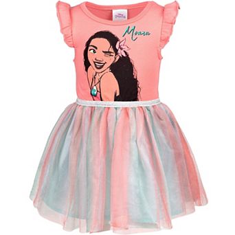 Disney's Moana Flutter Sleeve Tulle Tutu Dress