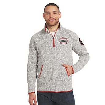 Men's Darius Rucker Collection by Fanatics Gray South Carolina Gamecocks Sweater Knit Quarter-Zip Pullover