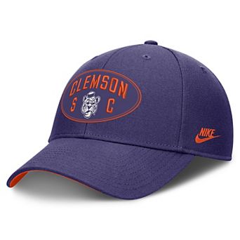 Unisex Nike Purple Clemson Tigers Legacy Letter & Location Rise Adjustable Hat