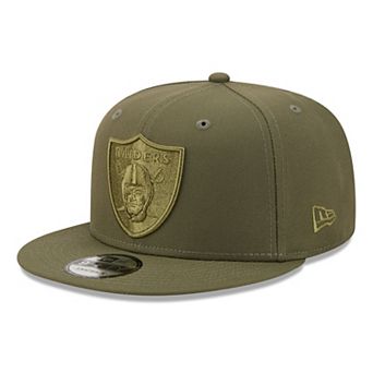 Men's New Era Olive Las Vegas Raiders Color Pack 9FIFTY Snapback Hat