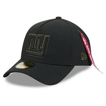 Men's New Era x Alpha Industries Black New York Giants A-Frame 59FORTY Fitted Hat