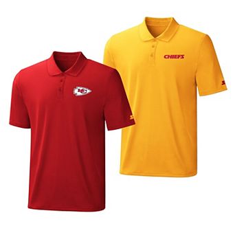 Men's Starter Red/Gold Kansas City Chiefs Two-Pack Logo Polo Set