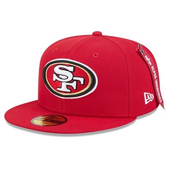 Men's New Era x Alpha Industries Scarlet San Francisco 49ers 59FIFTY Fitted Hat