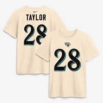 Men's Nike Fred Taylor Natural Jacksonville Jaguars 2026 Rivalries Collection Player Name & Number T-Shirt