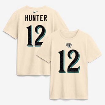 Men's Nike Travis Hunter Natural Jacksonville Jaguars 2026 Rivalries Collection Player Name & Number T-Shirt