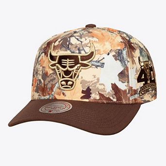 Unisex Mitchell & Ness Camo Chicago Bulls Leaf Camo Pro Adjustable Hat