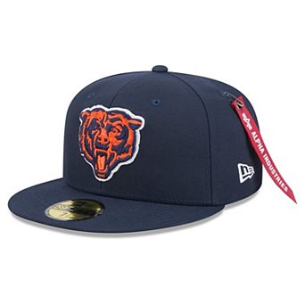 Men's New Era x Alpha Industries Navy Chicago Bears 59FIFTY Fitted Hat