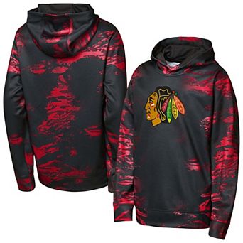 Youth Outerstuff Black Chicago Blackhawks Team Dynamics Hoodie