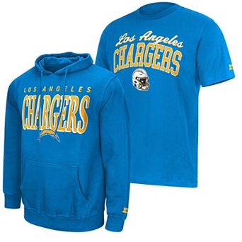 Men's Starter Powder Blue Los Angeles Chargers Logo T-Shirt & Hoodie Set