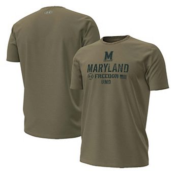 Men's Under Armour Tan Maryland Terrapins 2026 Freedom Collection T-Shirt