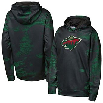 Youth Outerstuff Black Minnesota Wild Team Dynamics Hoodie