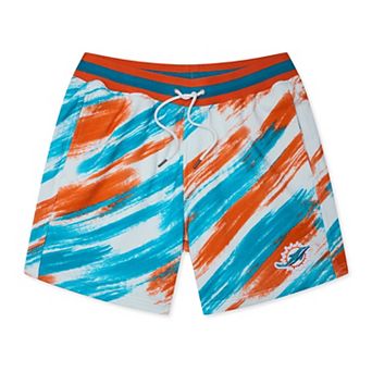 Men's Chubbies Aqua Miami Dolphins Color Blitz Comfort Shorts