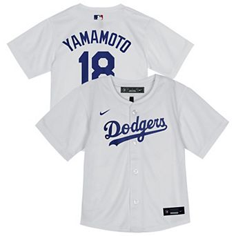 Infant Nike Yoshinobu Yamamoto White Los Angeles Dodgers Home Replica Jersey