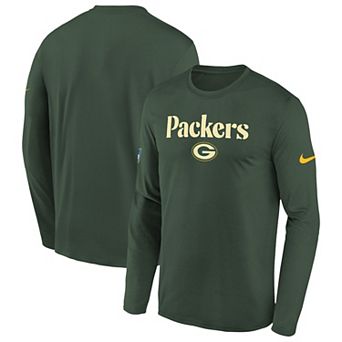 Youth Nike Green Green Bay Packers 2026 Rivalries Collection Sideline Legend Long Sleeve T-Shirt