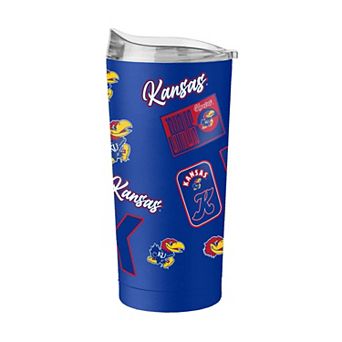 Logo Brands Kansas Jayhawks 20oz. Dreamweave Powder Coat Tumbler