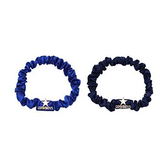 Women's LUV AJ Dallas Cowboys Mini Silk Scrunchie Set