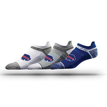Unisex Strideline Buffalo Bills Three-Pack Team Logo Ankle Socks Set