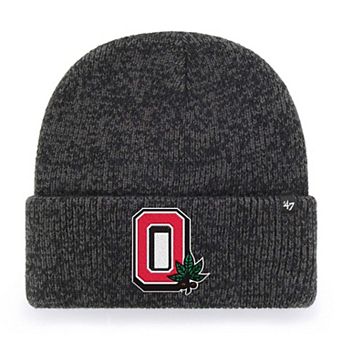 Unisex '47 Black Ohio State Buckeyes Brain Freeze Cuff Knit Hat
