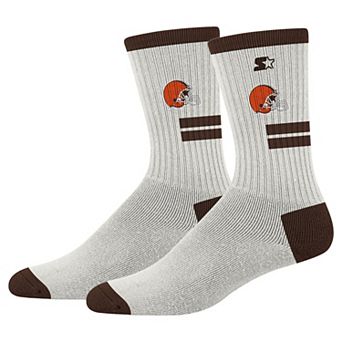 Unisex Starter Cream Cleveland Browns Premiere Cushioned Crew Socks