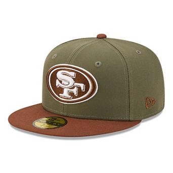 Men's New Era Olive/Brown San Francisco 49ers Color Pack 59FIFTY Fitted Hat