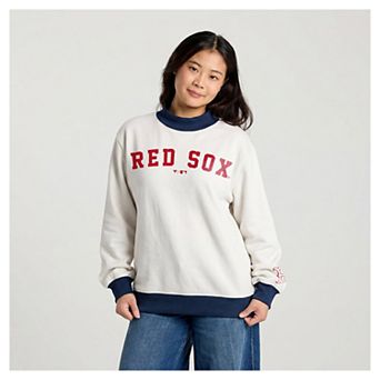 Women's Fanatics Cream Boston Red Sox Sweatshirt