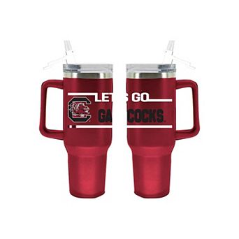 The Memory Company South Carolina Gamecocks 40oz. Stainless Steel Team Color Tumbler with Flip Straw
