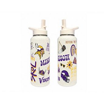 The Memory Company Minnesota Vikings 34oz. Bling Quencher Bottle