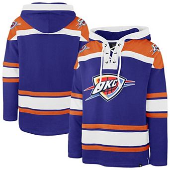 Men's '47 Royal Oklahoma City Thunder Superior Lacer Hoodie