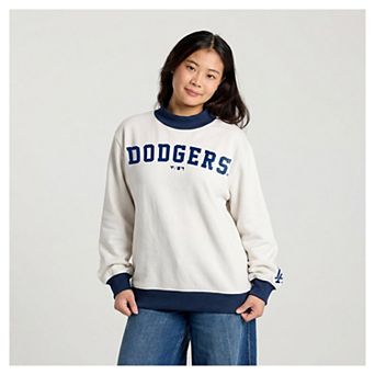 Women's Fanatics Cream Los Angeles Dodgers Sweatshirt