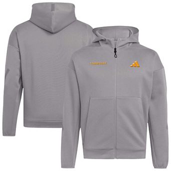 Men's adidas Gray Tennessee Volunteers Z.N.E Full-Zip Hoodie