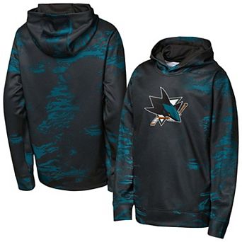 Youth Outerstuff Black San Jose Sharks Team Dynamics Hoodie