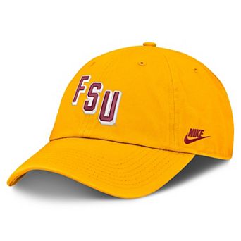 Men's Nike Gold Florida State Seminoles Legacy Letter & Mascot Club Adjustable Hat