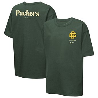 Youth Nike Green Green Bay Packers 2026 Rivalries Collection Helmet Max90 T-Shirt