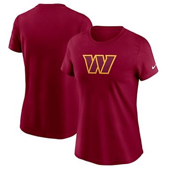 Women's Nike Burgundy Washington Commanders Primary Logo T-Shirt