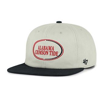 Unisex '47 Gray/Black Alabama Crimson Tide Ovalcrest Captain Snapback Hat