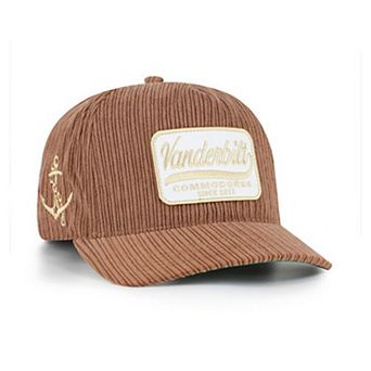 Unisex '47 Brown Vanderbilt Commodores Corduroy Patch Hitch Adjustable Hat