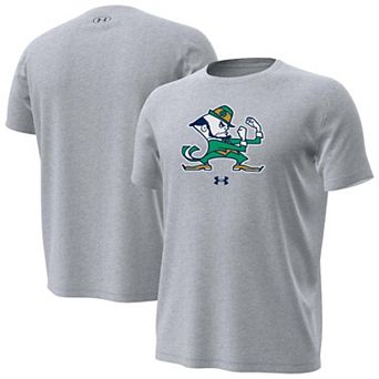 Men's Under Armour Gray Notre Dame Fighting Irish Core Tech Stretch T-Shirt