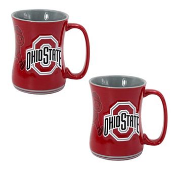 Indigo Falls Ohio State Buckeyes Core Barista Mug Set of 2