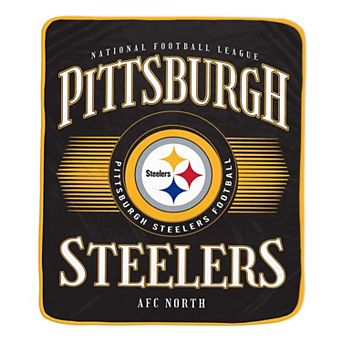 "Pegasus Pittsburgh Steelers Spotlight Arch 60"" x 70"" Ultra Soft Throw Blanket"