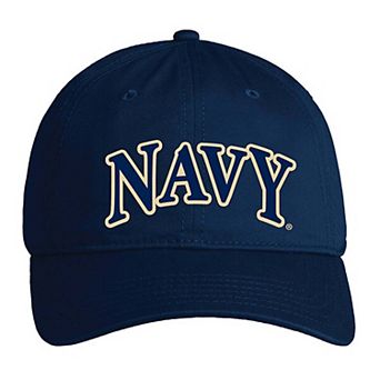 Unisex Under Armour Navy Navy Midshipmen Washed Cotton Adjustable Hat