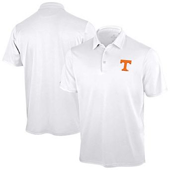 Men's Antigua White Tennessee Volunteers Unshakeable Solid Polo
