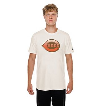 Men's New Era Natural Cincinnati Reds Pumpkin Spice T-Shirt