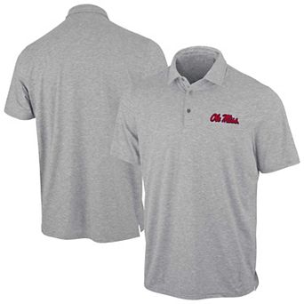 Men's Antigua Heather Gray Ole Miss Rebels Static Polo