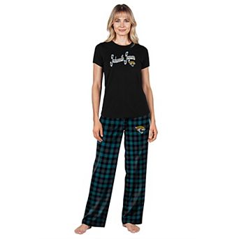 Women's Concepts Sport Black Jacksonville Jaguars Highland Sleep Set