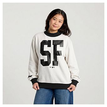 Women's Fanatics Cream San Francisco Giants City Abbreviation Sweatshirt