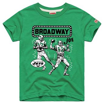 Youth Homage Joe Namath New York Jets Green Retired Greats T-Shirt